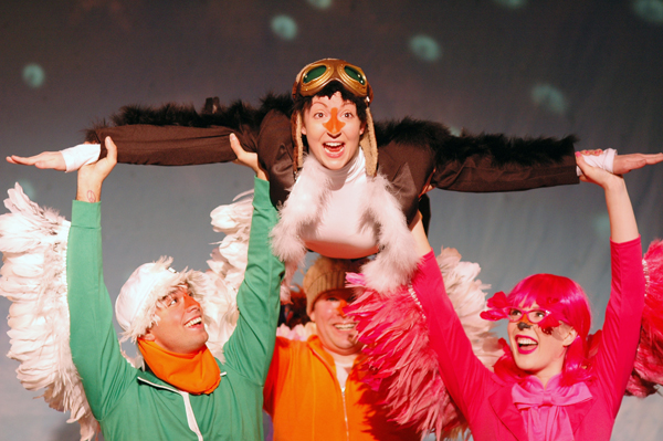A scene from Vital Theatre Company's Penguin Goes to Flight School