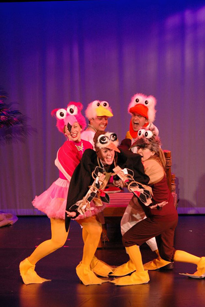 A scene from Vital Theatre Company's Penguin Goes to Flight School