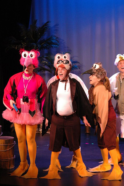 A scene from Vital Theatre Company's Penguin Goes to Flight School