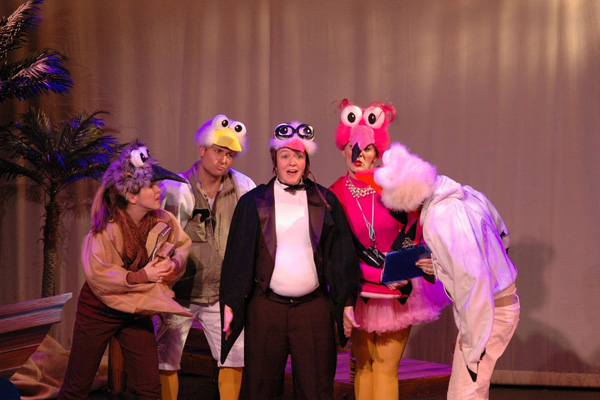 A scene from Vital Theatre Company's Penguin Goes to Flight School